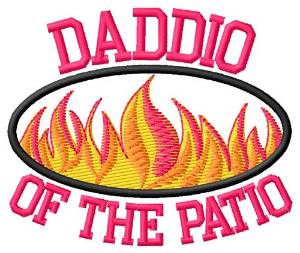 Picture of Daddio Of Patio Machine Embroidery Design