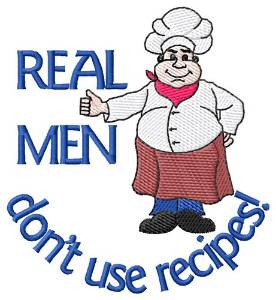 Picture of Real Men Machine Embroidery Design