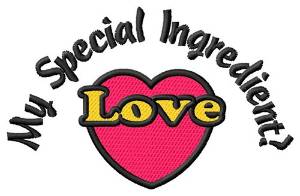 Picture of Special Ingredient Machine Embroidery Design