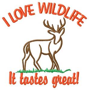 Picture of Love Wildlife Machine Embroidery Design