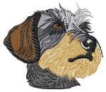 Picture of Dachshund Face Machine Embroidery Design