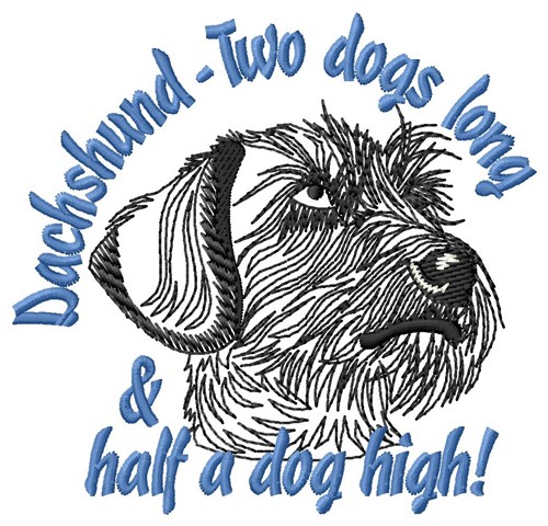 Two Dogs Machine Embroidery Design