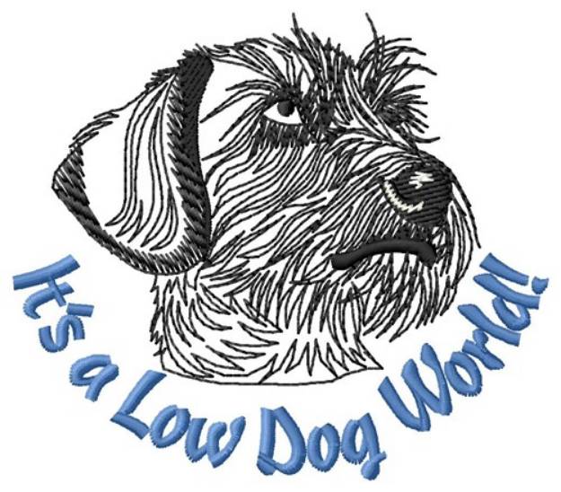 Picture of Low Dog Machine Embroidery Design