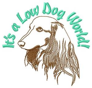 Picture of Low Dog Machine Embroidery Design