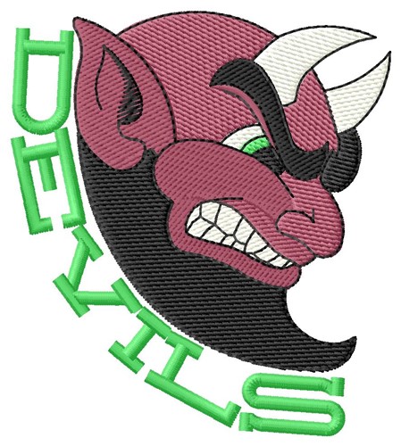 Devils Machine Embroidery Design