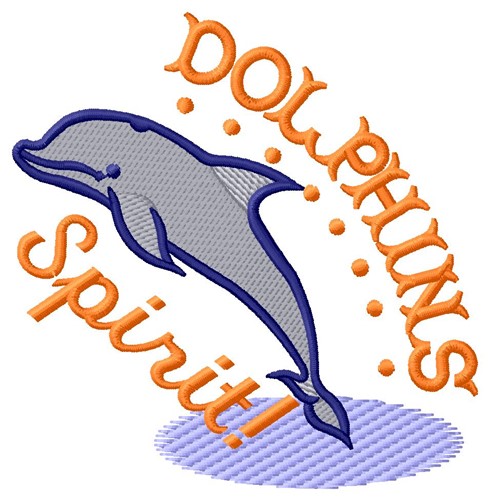 Dolphins Spirit Machine Embroidery Design