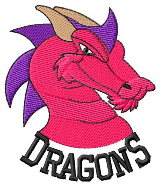 Picture of Dragons Machine Embroidery Design