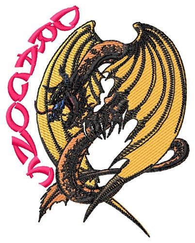 Dragons Machine Embroidery Design