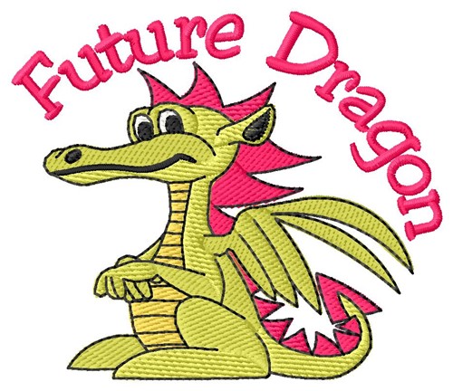 Future Dragon Machine Embroidery Design