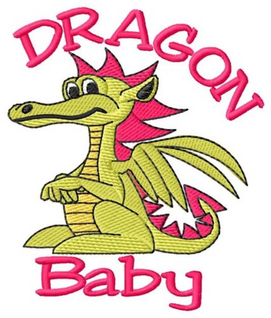 Picture of Dragon Baby Machine Embroidery Design