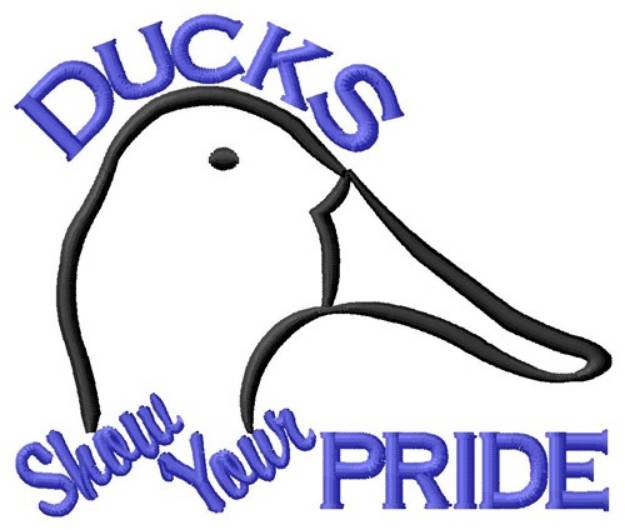 Picture of Ducks Pride Machine Embroidery Design