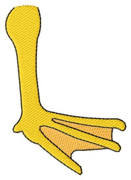 Picture of Duck Foot Machine Embroidery Design