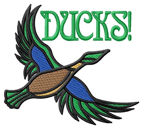 Ducks Machine Embroidery Design