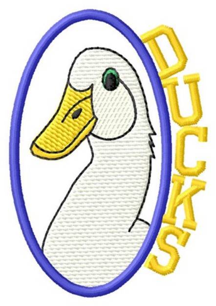 Picture of Ducks Machine Embroidery Design