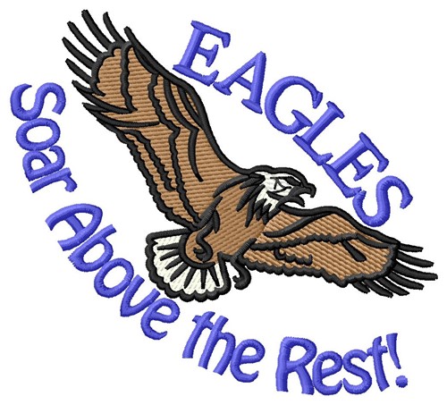 Eagles Soar Machine Embroidery Design