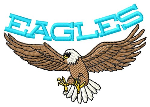 Eagles Machine Embroidery Design