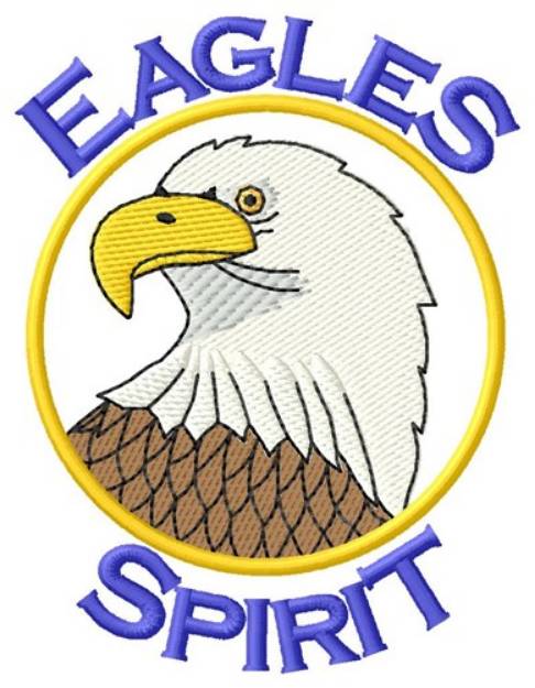 Picture of Eagles Spirit Machine Embroidery Design