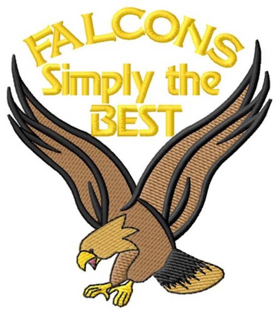 Picture of Falcons The Best Machine Embroidery Design
