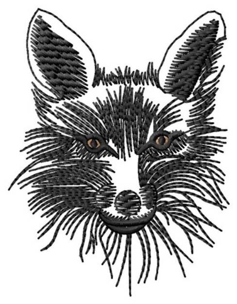 Picture of Fox Face Machine Embroidery Design