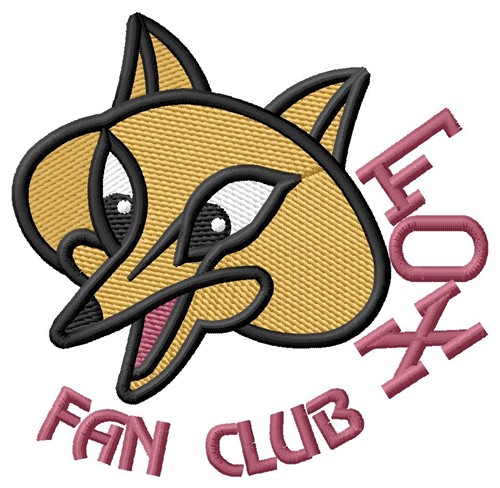 Fan Club Machine Embroidery Design