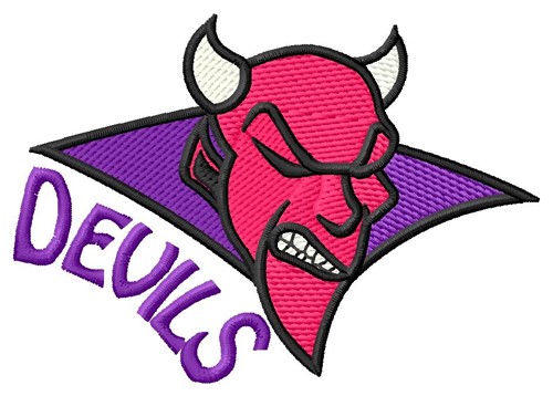 Devils Machine Embroidery Design