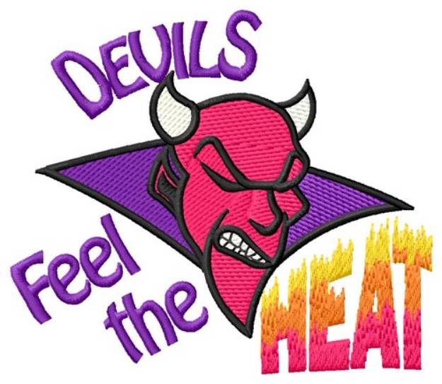 Picture of Devils Heat Machine Embroidery Design