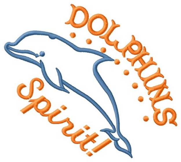 Picture of Dolphins Spirit Machine Embroidery Design