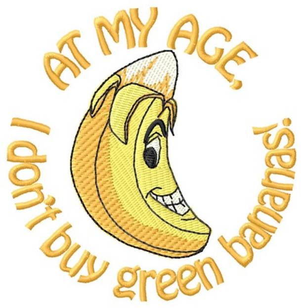 Picture of Buy Green Bananas Machine Embroidery Design