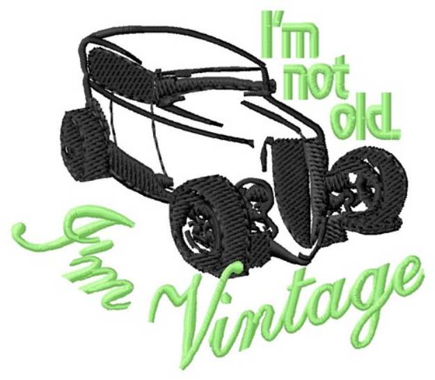 Picture of Im Vintage Machine Embroidery Design