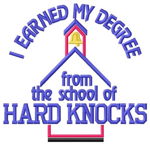 Picture of Hard Knocks Machine Embroidery Design