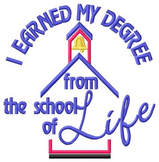 Picture of School Of Life Machine Embroidery Design