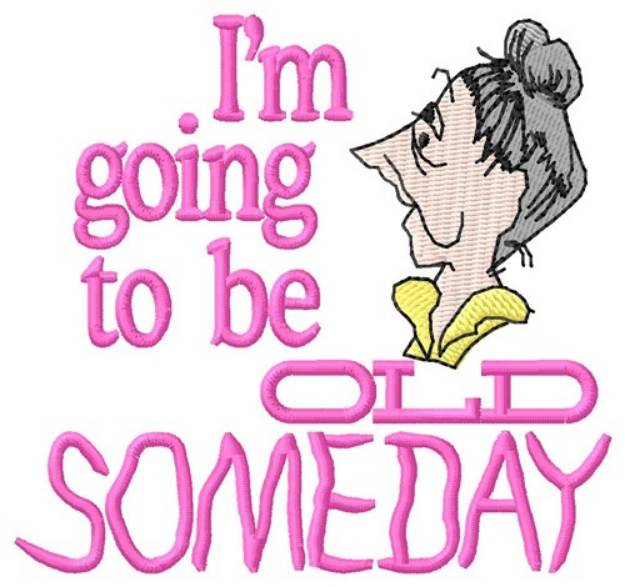 Picture of Old Someday Machine Embroidery Design
