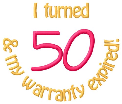 Warranty 50 Machine Embroidery Design