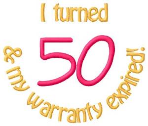 Picture of Warranty 50 Machine Embroidery Design