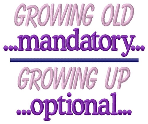 Growing Up Machine Embroidery Design