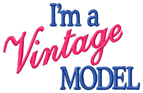 Vintage Model Machine Embroidery Design