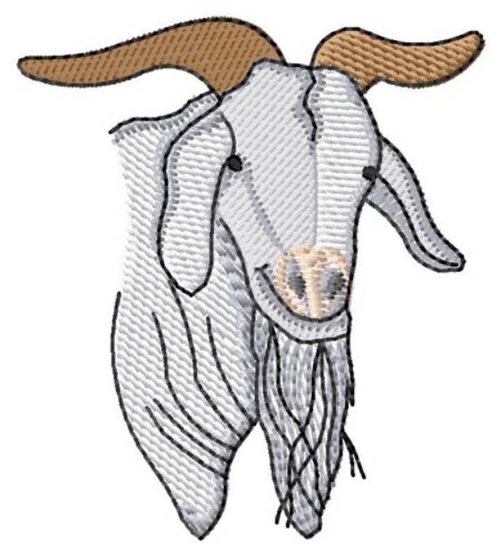 Picture of Goat Head Machine Embroidery Design