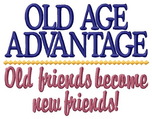 Old Friends Machine Embroidery Design