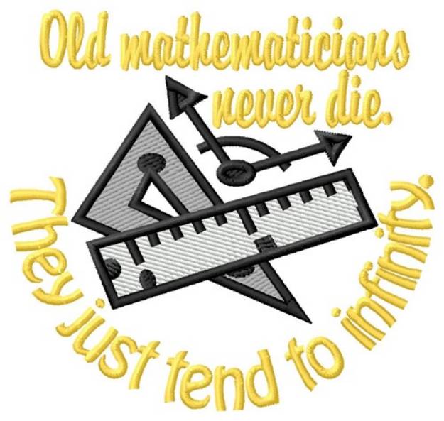 Picture of Old Mathematicians Machine Embroidery Design