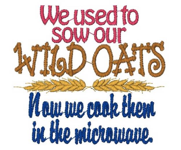 Picture of Wild Oats Machine Embroidery Design