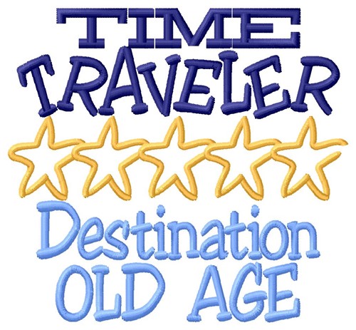Time Traveler Machine Embroidery Design
