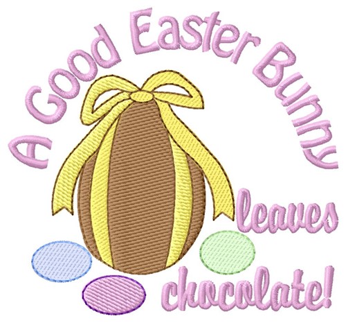 Good Easter Bunny Machine Embroidery Design