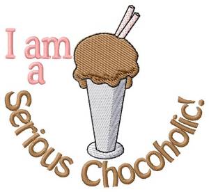 Picture of Serious Chocoholic Machine Embroidery Design