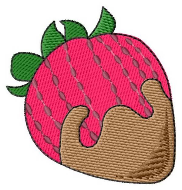 Picture of Chocolate Strawberry Machine Embroidery Design