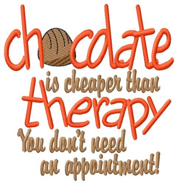 Picture of Chocolate Therapy Machine Embroidery Design