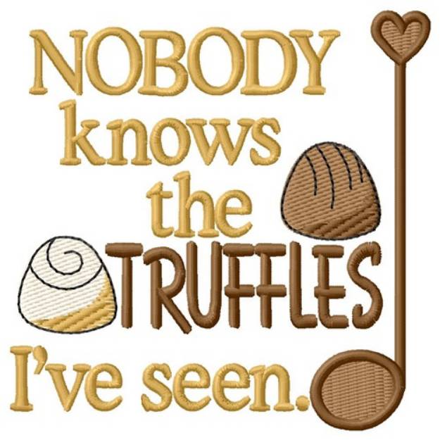 Picture of The Truffles Machine Embroidery Design