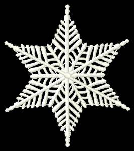 Picture of FSL Snowflake Machine Embroidery Design