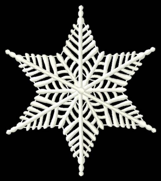 Picture of FSL Snowflake Machine Embroidery Design
