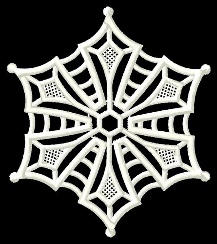 Xmas Snowflake Machine Embroidery Design