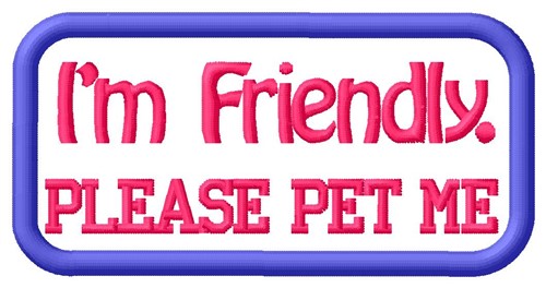 Friendly Dog Patch Machine Embroidery Design